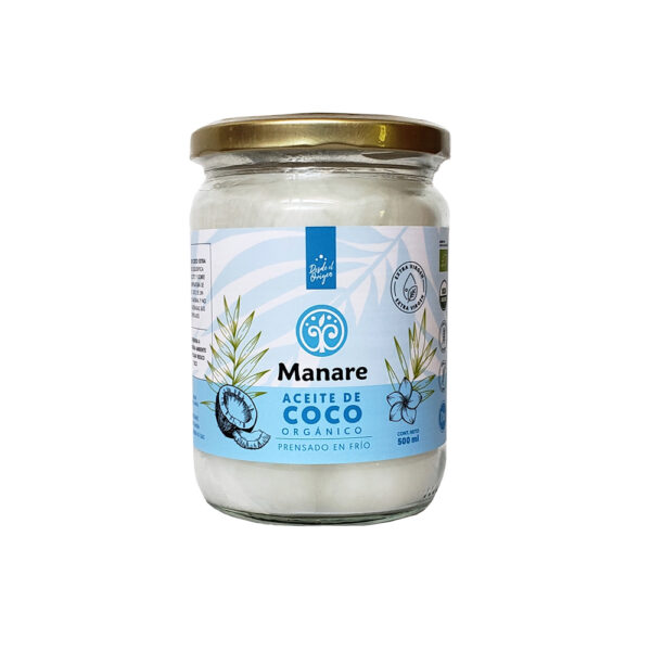 Aceite de coco orgánico Manare